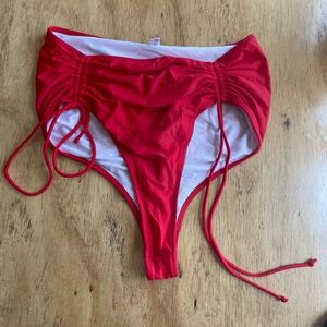 Red Women's Swim Bottom - New